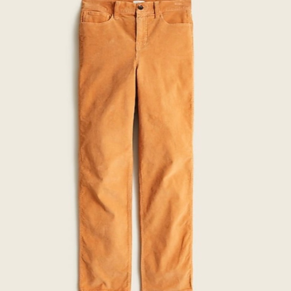 J Crew NWT Petite high-rise ’90s classic straight corduroy pant
